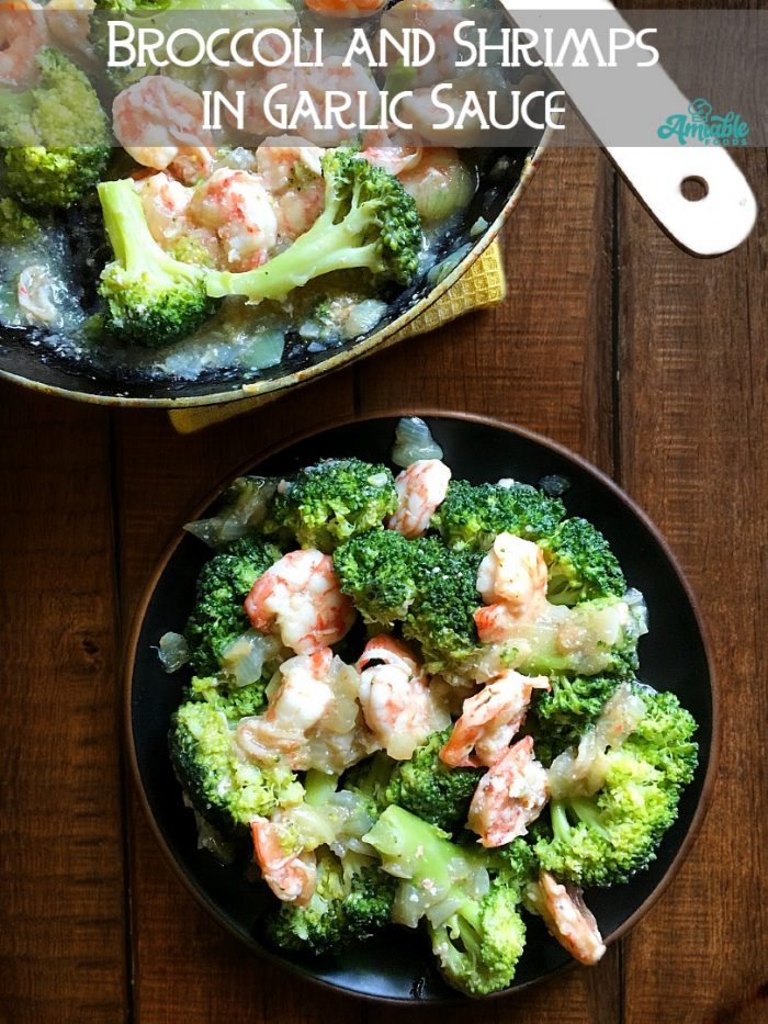 broccoli and shrimps pinterest image