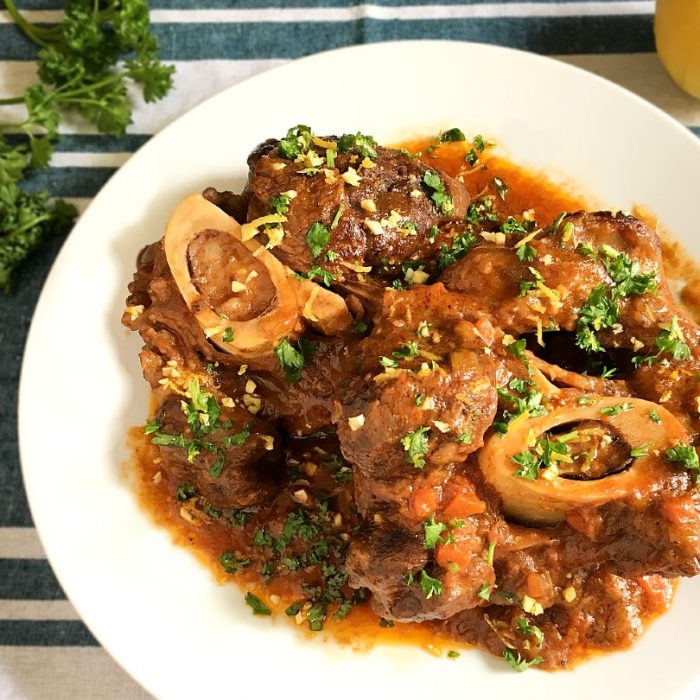 osso buco on a plate