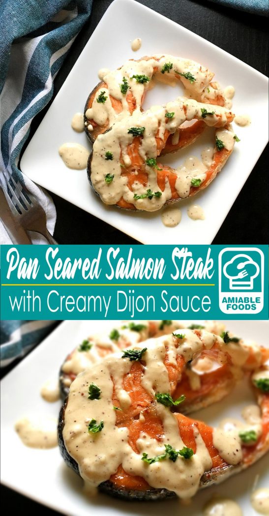 pan seared salmon with dijon sauce pinterest