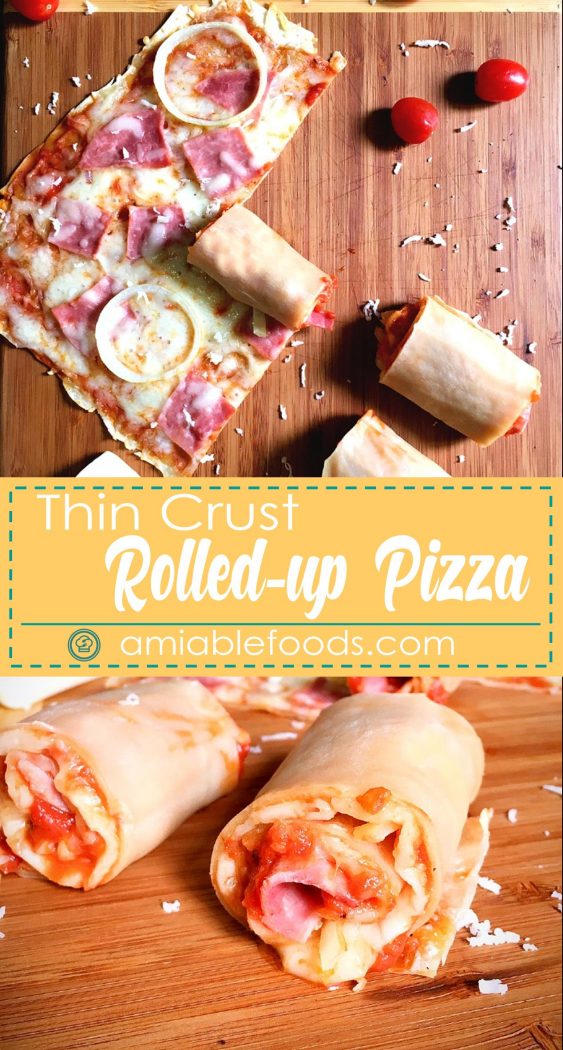 rolled up pizza pinterest
