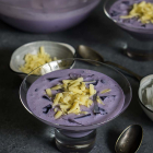 Ube Jelly Salad with Cheese