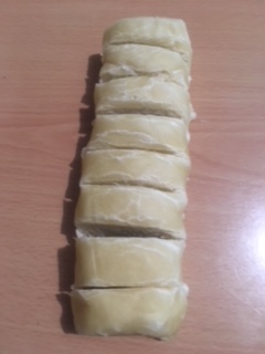 dough cut eight