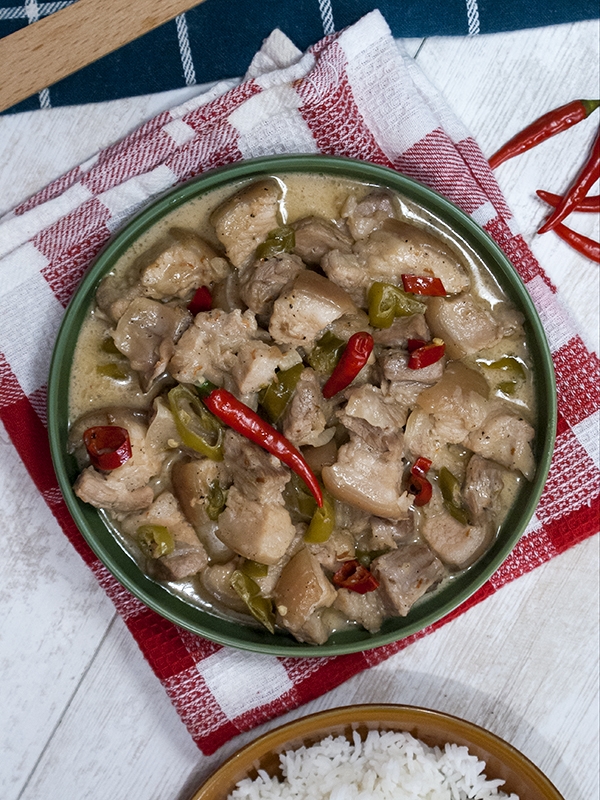 pork in coconut milk with chilies