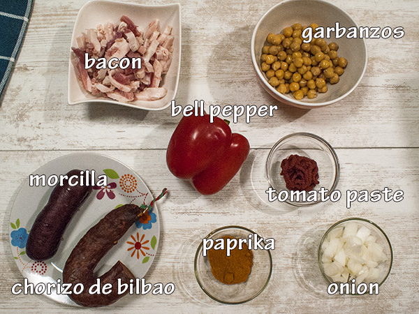 stew ingredients on top od table