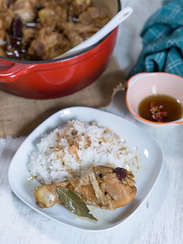 braised poultry with rice