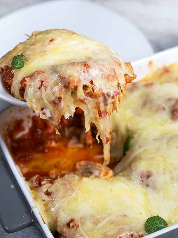 baked poultry with cheese