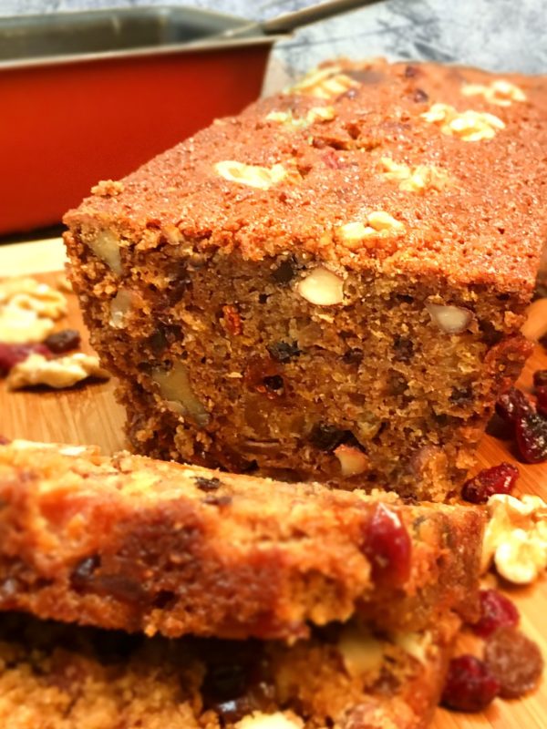 fruitcake with nuts