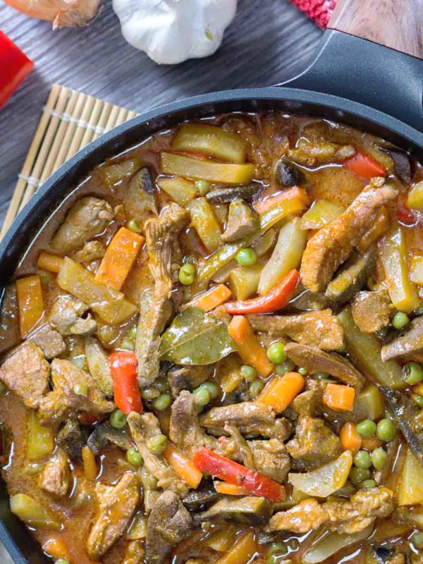 stew in a pan