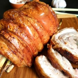 recipe image for lechon pork belly