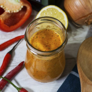 hot sauce in a jar
