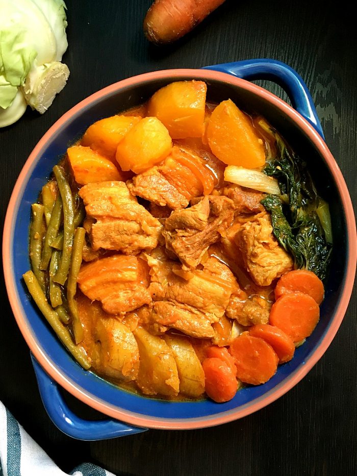 Easy Pork Pochero Filipino Recipe | Amiable Foods