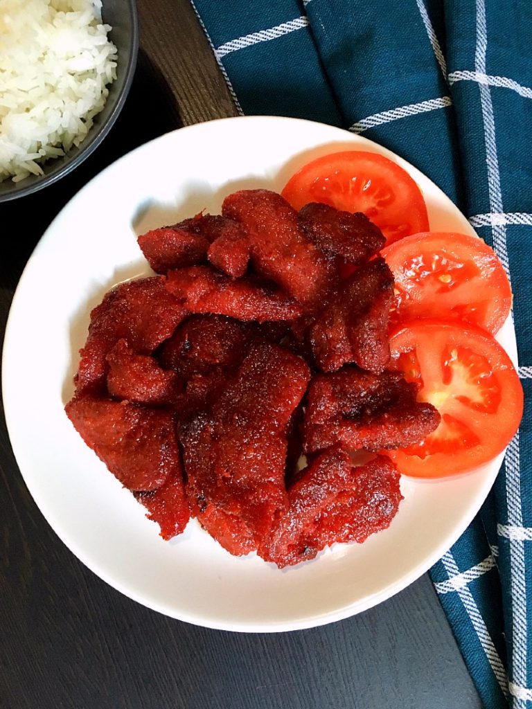 tocino with rice
