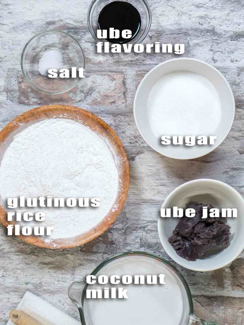 ingredients for dessert on top of table